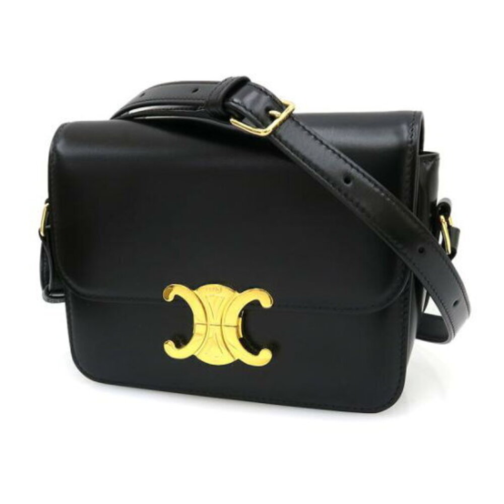 Celine Teen Triomphe Bag Shiny Calfskin